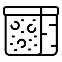 Black and white handdrawn icon of a calendar with doodle marks vector