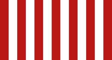 Red and white vertical stripes. vector