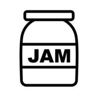 Jam icon. Preserves icon. vector