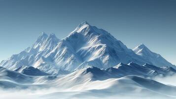 Majestic Mountain Range in the Distance photo