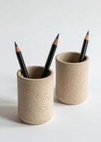 Cups With Pencils photo