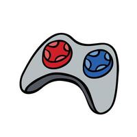 Gaming joystick color simple icon vector