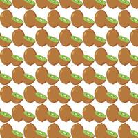 Pattern kiwi background vector