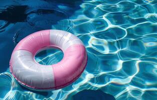 Life Preserver Floating in Water photo