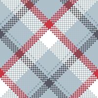 Plaids Pattern Seamless. Checkerboard Pattern Traditional Scottish Woven Fabric. Lumberjack Shirt Flannel Textile. Pattern Tile Swatch Included. vector
