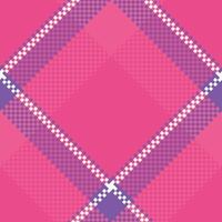 Plaids Pattern Seamless. Gingham Patterns Traditional Scottish Woven Fabric. Lumberjack Shirt Flannel Textile. Pattern Tile Swatch Included. vector