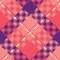 Scottish Tartan Seamless Pattern. Checkerboard Pattern Seamless Tartan Illustration Set for Scarf, Blanket, Other Modern Spring Summer Autumn Winter Holiday Fabric Print. vector