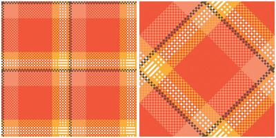 Tartan Pattern Seamless. Sweet Checkerboard Pattern Traditional Scottish Woven Fabric. Lumberjack Shirt Flannel Textile. Pattern Tile Swatch Included. vector