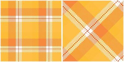 Tartan Seamless Pattern. Traditional Scottish Checkered Background. Seamless Tartan Illustration Set for Scarf, Blanket, Other Modern Spring Summer Autumn Winter Holiday Fabric Print. vector