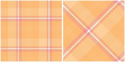 Plaid Pattern Seamless. Checker Pattern Template for Design Ornament. Seamless Fabric Texture. vector