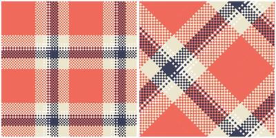 Plaid Patterns Seamless. Gingham Patterns Traditional Scottish Woven Fabric. Lumberjack Shirt Flannel Textile. Pattern Tile Swatch Included. vector