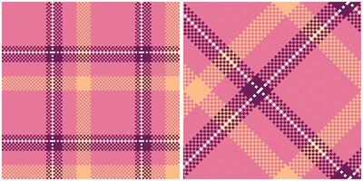 Scottish Tartan Seamless Pattern. Plaids Pattern Seamless Template for Design Ornament. Seamless Fabric Texture. vector