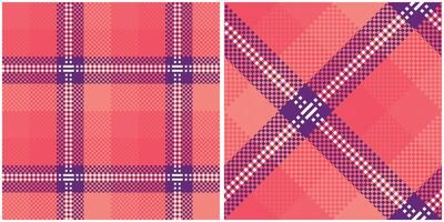 Scottish Tartan Seamless Pattern. Checker Pattern Template for Design Ornament. Seamless Fabric Texture. vector
