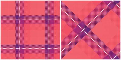 Scottish Tartan Seamless Pattern. Checker Pattern Traditional Scottish Woven Fabric. Lumberjack Shirt Flannel Textile. Pattern Tile Swatch Included. vector