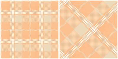 Scottish Tartan Seamless Pattern. Plaid Patterns Seamless Seamless Tartan Illustration Set for Scarf, Blanket, Other Modern Spring Summer Autumn Winter Holiday Fabric Print. vector