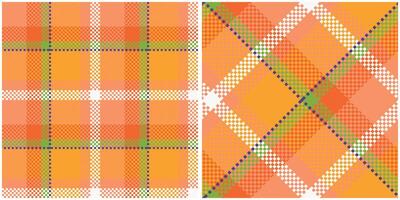 Scottish Tartan Seamless Pattern. Tartan Plaid Seamless Pattern. Template for Design Ornament. Seamless Fabric Texture. vector
