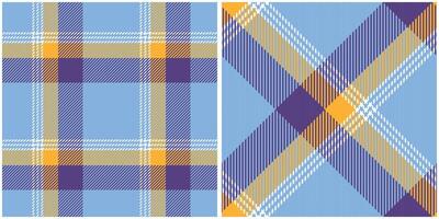 Tartan Plaid Seamless Pattern. Tartan Seamless Pattern. Template for Design Ornament. Seamless Fabric Texture. vector