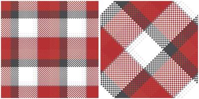 Tartan Pattern Seamless. Abstract Check Plaid Pattern Traditional Scottish Woven Fabric. Lumberjack Shirt Flannel Textile. Pattern Tile Swatch Included. vector