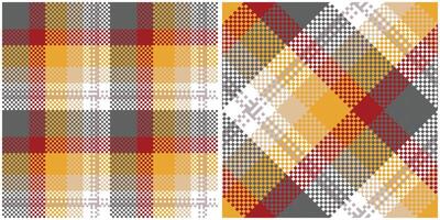 Tartan Seamless Pattern. Sweet Checker Pattern Traditional Scottish Woven Fabric. Lumberjack Shirt Flannel Textile. Pattern Tile Swatch Included. vector