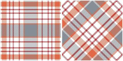 Tartan Pattern Seamless. Pastel Gingham Patterns Traditional Pastel Scottish Woven Fabric. Lumberjack Shirt Flannel Textile. Pattern Tile Swatch Included. vector