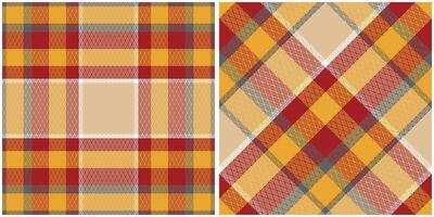 Tartan Pattern Seamless. Traditional Scottish Checkered Background. Template for Design Ornament. Seamless Fabric Texture. vector