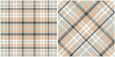 Tartan Seamless Pattern. Sweet Checkerboard Pattern Template for Design Ornament. Seamless Fabric Texture. vector