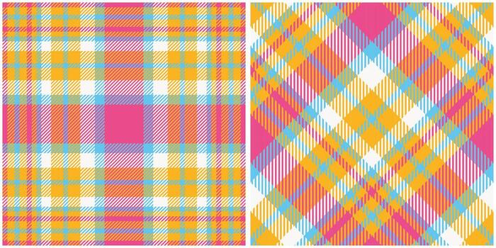 Tartan Seamless Pattern. Traditional Scottish Checkered Background. Template for Design Ornament. Seamless Fabric Texture. vector