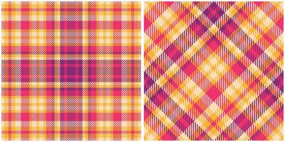 Plaid Patterns Seamless. Checkerboard Pattern Traditional Scottish Woven Fabric. Lumberjack Shirt Flannel Textile. Pattern Tile Swatch Included. vector
