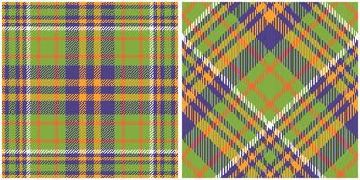 Scottish Tartan Pattern. Checker Pattern Template for Design Ornament. Seamless Fabric Texture. vector