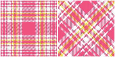 Tartan Plaid Seamless Pattern. Tartan Seamless Pattern. Traditional Scottish Woven Fabric. Lumberjack Shirt Flannel Textile. Pattern Tile Swatch Included. vector