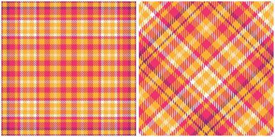 Plaid Patterns Seamless. Checkerboard Pattern Template for Design Ornament. Seamless Fabric Texture. vector