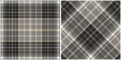 Scottish Tartan Seamless Pattern. Classic Plaid Tartan Traditional Scottish Woven Fabric. Lumberjack Shirt Flannel Textile. Pattern Tile Swatch Included. vector