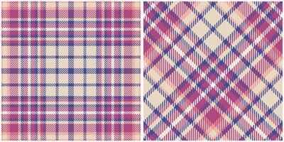 Scottish Tartan Seamless Pattern. Plaid Patterns Seamless Seamless Tartan Illustration Set for Scarf, Blanket, Other Modern Spring Summer Autumn Winter Holiday Fabric Print. vector
