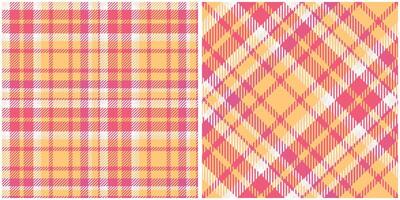 Scottish Tartan Seamless Pattern. Abstract Check Plaid Pattern Seamless Tartan Illustration Set for Scarf, Blanket, Other Modern Spring Summer Autumn Winter Holiday Fabric Print. vector
