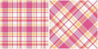 Tartan Plaid Seamless Pattern. Plaids Pattern Seamless. Seamless Tartan Illustration Set for Scarf, Blanket, Other Modern Spring Summer Autumn Winter Holiday Fabric Print. vector