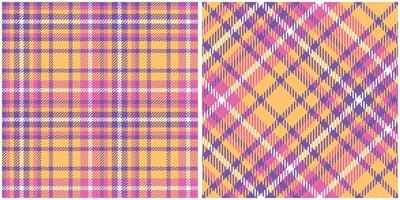 Tartan Plaid Seamless Pattern. Plaid Patterns Seamless. Seamless Tartan Illustration Set for Scarf, Blanket, Other Modern Spring Summer Autumn Winter Holiday Fabric Print. vector