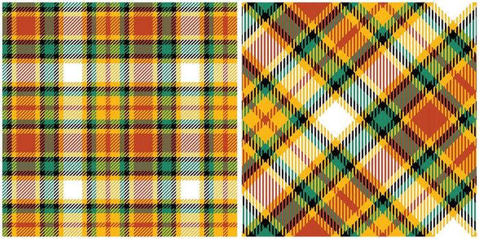 Scottish Tartan Plaid Seamless Pattern, Abstract Check Plaid Pattern. Template for Design Ornament. Seamless Fabric Texture. Illustration vector