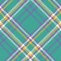 Tartan Pattern Seamless. Sweet Checkerboard Pattern Template for Design Ornament. Seamless Fabric Texture. vector
