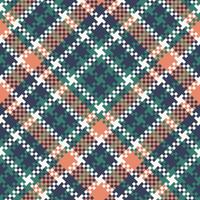 Tartan Seamless Pattern. Sweet Checkerboard Pattern Template for Design Ornament. Seamless Fabric Texture. vector