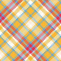 Plaid Patterns Seamless. Checkerboard Pattern Template for Design Ornament. Seamless Fabric Texture. vector