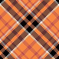 Plaid Patterns Seamless. Traditional Scottish Checkered Background. for Shirt Printing,clothes, Dresses, Tablecloths, Blankets, Bedding, Paper,quilt,fabric and Other Textile Products. vector
