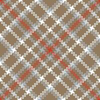 Tartan Plaid Seamless Pattern. Checkerboard Pattern. Traditional Scottish Woven Fabric. Lumberjack Shirt Flannel Textile. Pattern Tile Swatch Included. vector