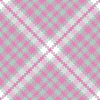 Tartan Plaid Pattern Seamless. Checkerboard Pattern. Seamless Tartan Illustration Set for Scarf, Blanket, Other Modern Spring Summer Autumn Winter Holiday Fabric Print. vector