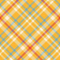 Plaid Patterns Seamless. Checkerboard Pattern Template for Design Ornament. Seamless Fabric Texture. vector