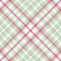 Scottish Tartan Plaid Seamless Pattern, Checkerboard Pattern. Traditional Scottish Woven Fabric. Lumberjack Shirt Flannel Textile. Pattern Tile Swatch Included. vector