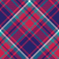 Tartan Plaid Pattern Seamless. Gingham Patterns. Template for Design Ornament. Seamless Fabric Texture. Illustration vector