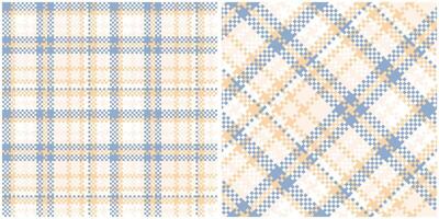 Tartan Pattern Seamless. Sweet Plaid Patterns Seamless Tartan Illustration Set for Scarf, Blanket, Other Modern Spring Summer Autumn Winter Holiday Fabric Print. vector