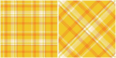 Tartan Pattern Seamless. Pastel Classic Plaid Tartan Template for Design Ornament. Seamless Fabric Texture. vector