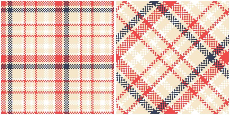 Tartan Seamless Pattern. Sweet Pastel Plaid Patterns Template for Design Ornament. Seamless Fabric Texture.