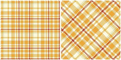 Tartan Seamless Pattern. Classic Scottish Tartan Design. Seamless Tartan Illustration Set for Scarf, Blanket, Other Modern Spring Summer Autumn Winter Holiday Fabric Print. vector